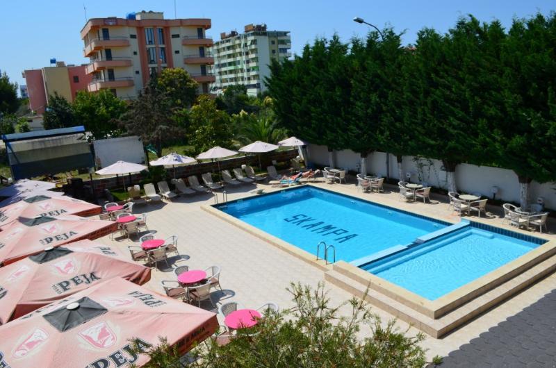 Hotel Skampa Durrës Exterior foto